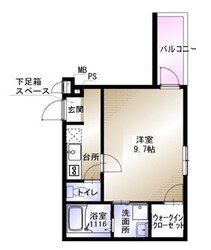 プランドールMSの物件間取画像